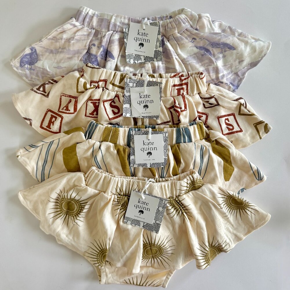 Kate Quinn Bloomer Bundle | 4PC Assorted Prints | 18–24M | NWT (new with tags)